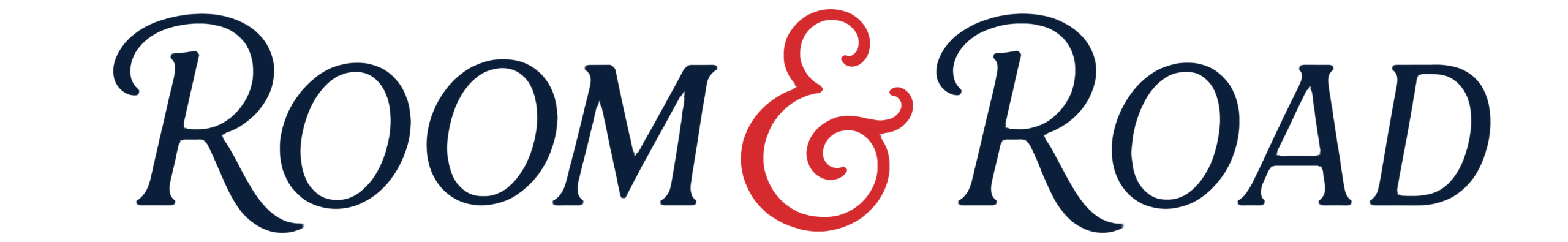 Room & Road Moving navy and red logo